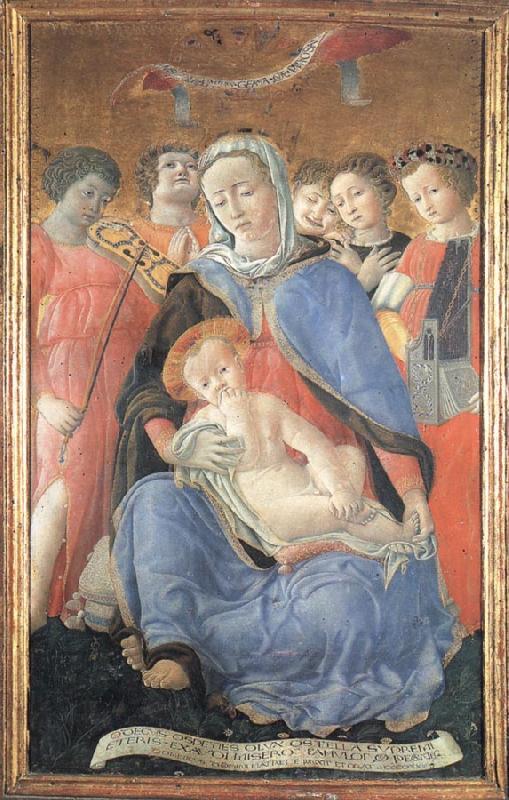 DOMENICO DI BARTOLO Madonna of Humility France oil painting art